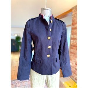 SALE  🛍️  Talbots Sailor Style Navy Blue Blazer